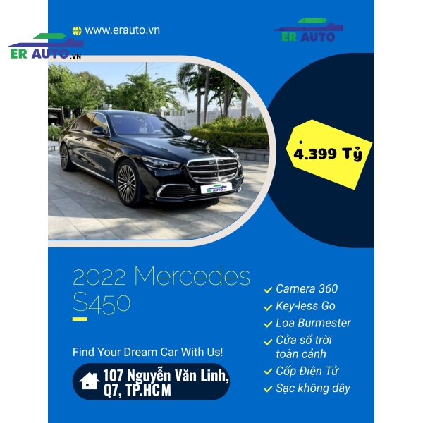 2022 Mercedes S450